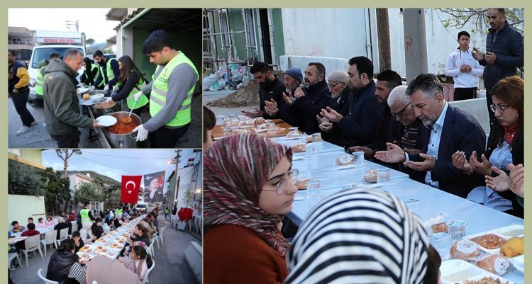 BAŞKAN SANDAL DEPREMZEDELERLE İFTARDA BULUŞTU
