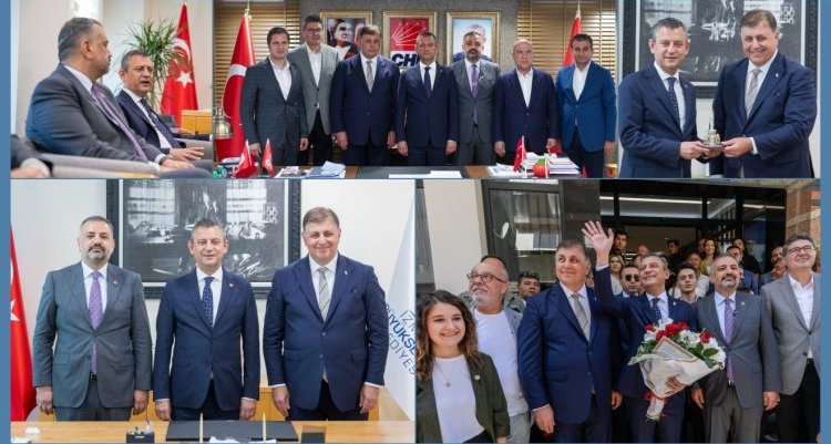 CHP GENEL BAŞKANI ÖZEL, BAŞKAN TUGAY’I ZİYARET ETTİ...