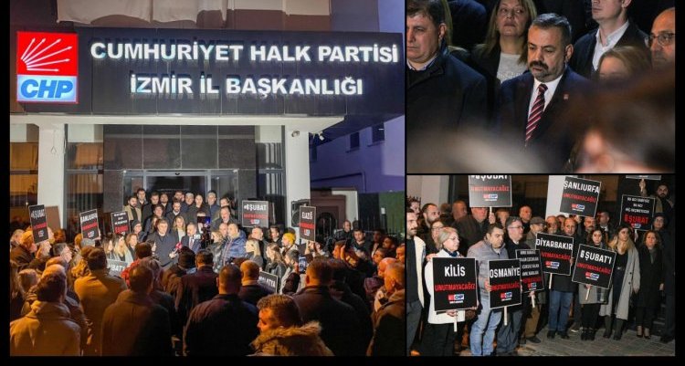 CHP İZMİR 04.17’DE SAYGI DURUŞUNDAYDI