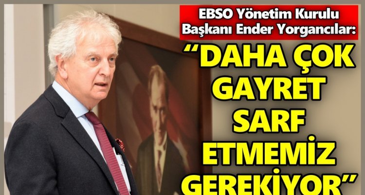 ENDER YORGANCILAR: 'DİRENÇLİ KENTLER KURMAK İÇİN ELİMİZİ ÇABUK TUTMALIYIZ'