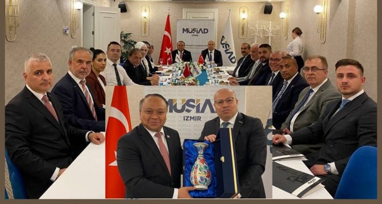 ENDONEZYA TÜRKİYE BÜYÜKELÇİSİ, MÜSİAD İZMİR’İ ZİYARET ETTİ…