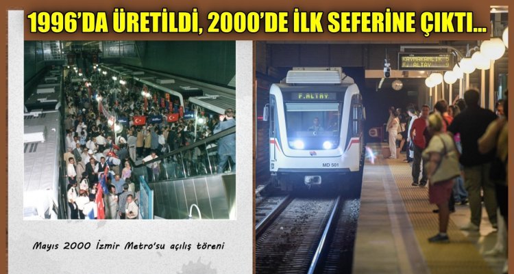 İŞTE İZMİR METROSU’NUN 28’LİK DELİKANLISI…
