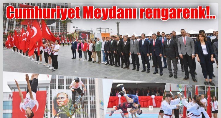 İZMİR’DE 19 MAYIS COŞKUSU...