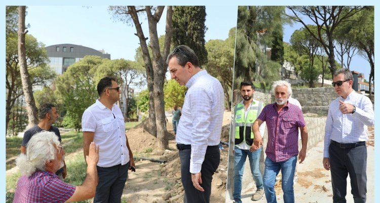 İZMİR’İN İLK MİLLET BAHÇESİ TAMAMLANIYOR
