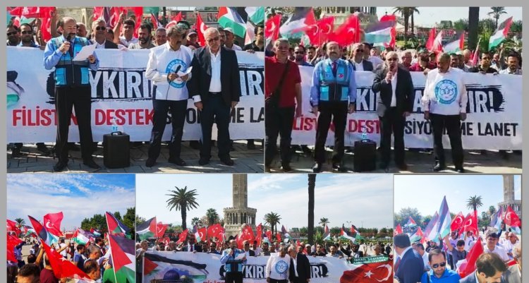 İZMİR MEMUR-SEN’DEN İSRAİL’E KINAMA