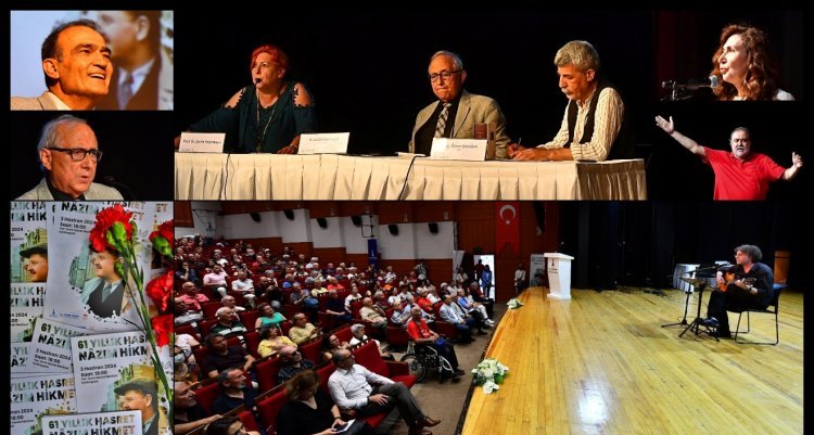NÂZIM HİKMET İZMİR’DE ANILDI...