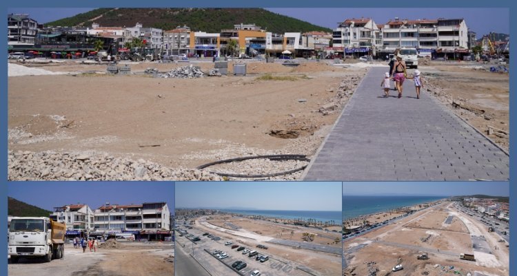 SARIMSAKLI SAHİLİNDE ORTALIK TOZ DUMAN…              