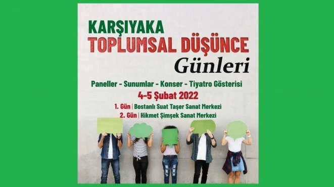 Karşıyaka'da ‘Toplumsal Düşünce Günleri’ başlıyor