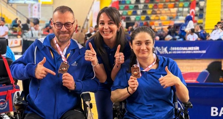 Büyükşehir’in boccia takımı, bronz madalya ile döndü