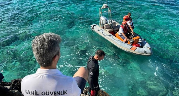 Milas'ta Tekne Kurtarma Operasyonu